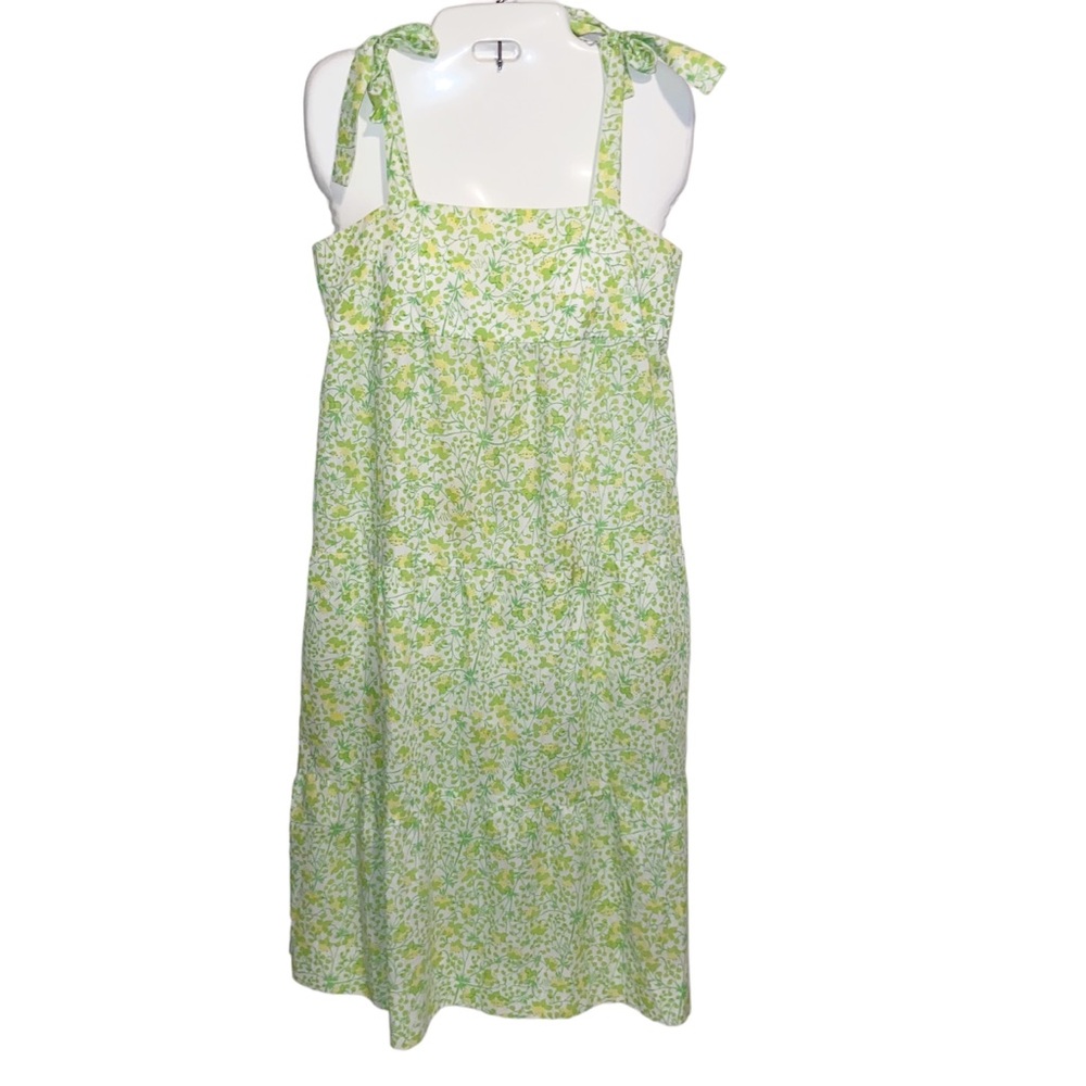 Vintage Lilly Pulitzer Liza Dress Womens XS Floral Babydoll 60s 70s Forest Fairy
